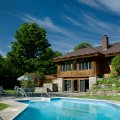 exterior home architectural real estate photograph
