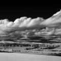 Infrared Black and White Landscape photography Scotland Black Island