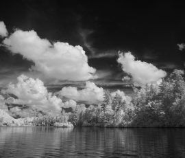 Star Lake, Adirondaks, NY Infrared Black and White Landcscape New York Photographer