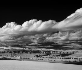Black Island, Scotland Infrared Black and White Landscape photography Scotland Black Island