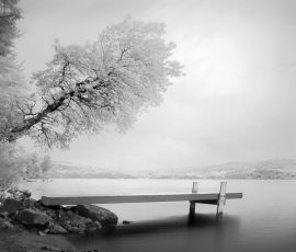 Paradox Lake, adirondaks, NY Infrared Black and White Landcscape New York Photographer