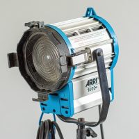 Arri 1000+, 1000W Tungsten Fresnel Spotlight -(Two Available) W/ Barn Doors and two scrims. 170$ea. Plus shipping