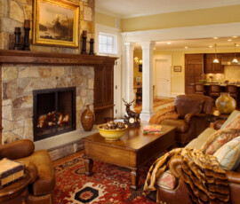 Interior home architectural real estate photo