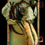 Bok Choy - From the 1991 Boxed Vegetable series promotion which kicked-off my career. Although this promotion led to many assignments, no one ever asked me to shoot a commercial job in this style. Food Conceptual Photography Illustration