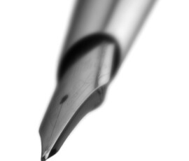 Photo of pen for Bloomberg magazine